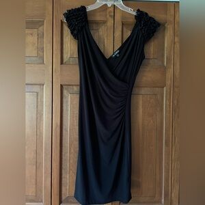As U Wish Black Mini Dress